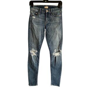 Mother The Looker In Songs Of The Cowboys Destroyed Blue‎ Skinny Jeans Size 25